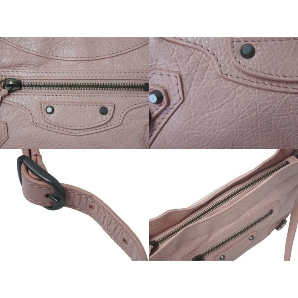 Balenciaga pink black The bag Getaway leather shoulder - Picture 8 of 10